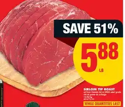 No Frills SIRLOIN TIP ROAST offer