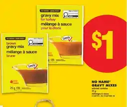 No Frills NO NAME GRAVY MIXES, 25 g offer