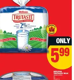No Frills NEILSON TRUTASTE MILK, 4 L offer