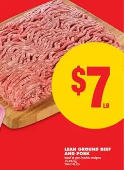 No Frills LEAN GROUND BEEF AND PORK offer