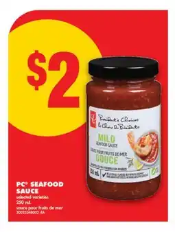 No Frills PC SEAFOOD SAUCE, 250 mL offer