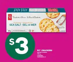 No Frills PC CRACKERS, 185 g offer