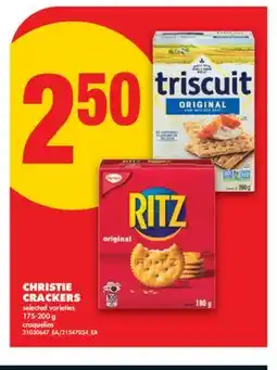No Frills CHRISTIE CRACKERS, 175-200 g offer