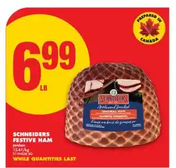 No Frills SCHNEIDERS FESTIVE HAM jambon offer