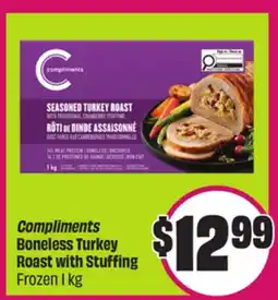 Chalo FreshCo Compliments Boneless Turkey Roast with Stuffing Frozen 1 kg offer