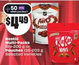 Chalo FreshCo Nestlé Multi-Packs 164-200 g or Pouches 135-203 g Selected Varieties offer