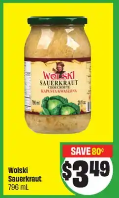 Chalo FreshCo Wolski Sauerkraut 796 mL offer