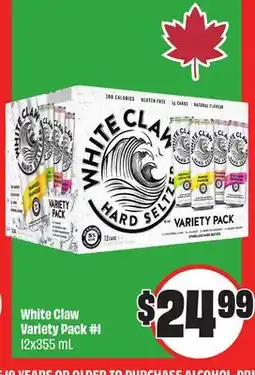 Chalo FreshCo White Claw Variety Pack #1 12x355 mL offer