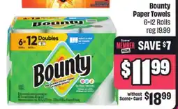 Chalo FreshCo Bounty Paper Towels 6 = 12 Rolls offer