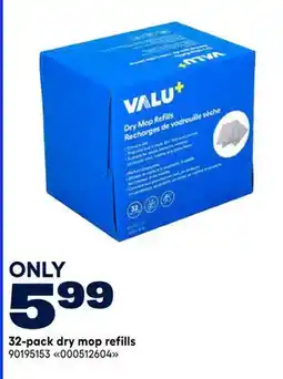 RONA VALU+ 32-pack dry mop refills offer