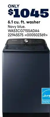 RONA 6.1 cu. ft. washer offer