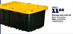 RONA Storage tote with lid offer