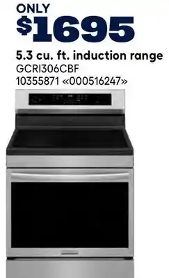 RONA Frigidaire 5.3 cu. ft. induction range offer