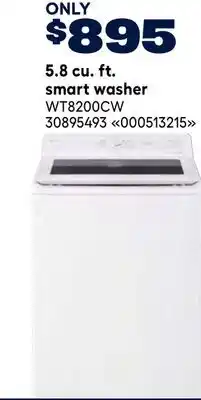 RONA LG 5.8 cu. ft. smart washer offer