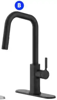 RONA LANDON & CO. kitchen faucets Quorra, matte black finish offer