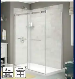 RONA Duel sliding shower door offer