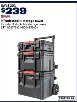 RONA CRAFTSMAN Tradestack storage tower 22 offer