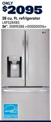 RONA LG 28 cu. ft. refrigerator offer