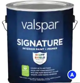 RONA VALSPAR Signature and Specialty interior paints 3.66-L offer