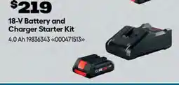 RONA Bosch 18-V Battery and Charger offer
