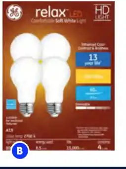 RONA Relax 4-pack A19 LED bulbs offer