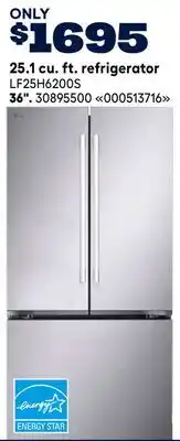 RONA LG 25.1 cu. ft. refrigerator offer