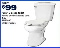 RONA Lily 2-piece toilet offer