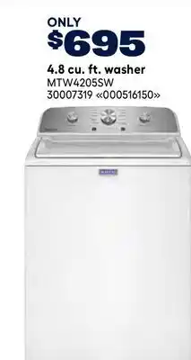 RONA MAYTAG 4.8 cu. ft. washer offer