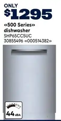 RONA 500 Series dishwasher offer
