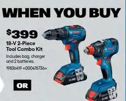 RONA 18-V 2-Piece Tool Combo Kit offer