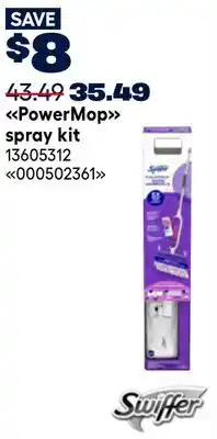RONA Swiffer PowerMop spray kit offer