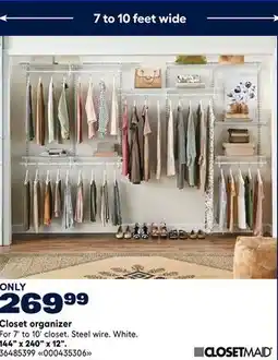RONA Closet organizer offer