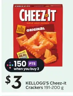 Sobeys KELLOGG'S Cheez-it Crackers offer