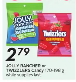 Sobeys JOLLY RANCHER or TWIZZLERS Candy offer