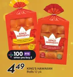 Sobeys KING'S HAWAIIAN Rolls offer