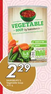 Sobeys SAINSBURY'S Vegetable Soup offer