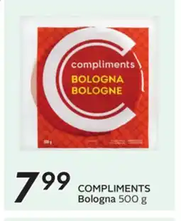 Sobeys COMPLIMENTS Bologna offer