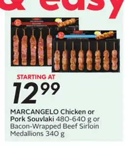 Sobeys MARCANGELO Chicken or Pork Souvlaki offer