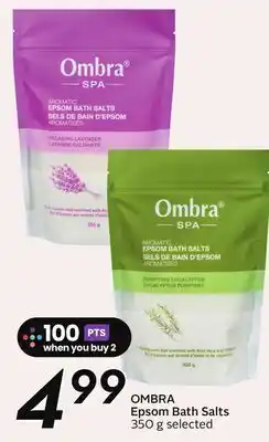 Sobeys OMBRA Epsom Bath Salts offer