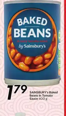 Sobeys SAINSBURY's Baked Beans In Tomato offer