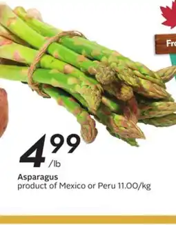 Sobeys Asparagus offer
