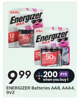 Sobeys ENERGIZER Batteries offer