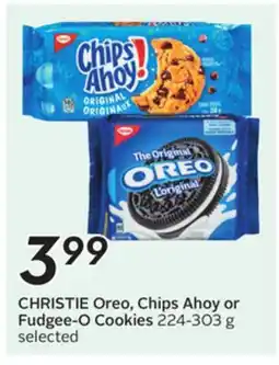 Sobeys CHRISTIE Oreo, Chips Ahoy or Fudgee-O Cookies offer