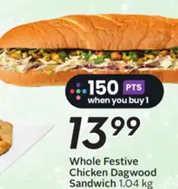 Sobeys Whole Festive Chicken Dagwood Sandwich offer