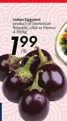 Sobeys Indian Eggplant offer