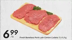 Sobeys Fresh Boneless Pork Loin Centre Cutlets offer
