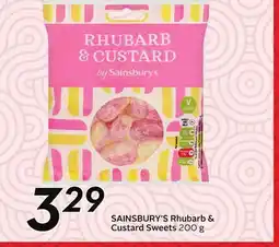 Sobeys SAINSBURY'S Rhubarb & Custard Sweets offer