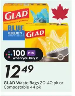 Sobeys GLAD Waste Bags offer