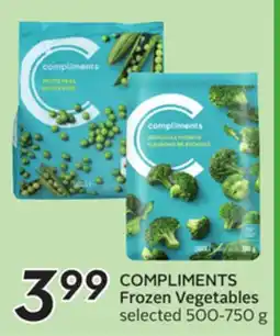Sobeys COMPLIMENTS Frozen Vegetables offer