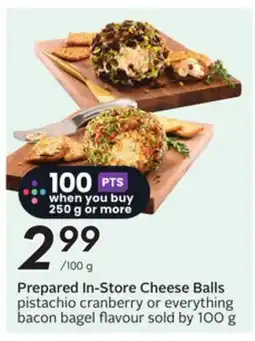 Sobeys Prepared In-Store Cheese Balls offer